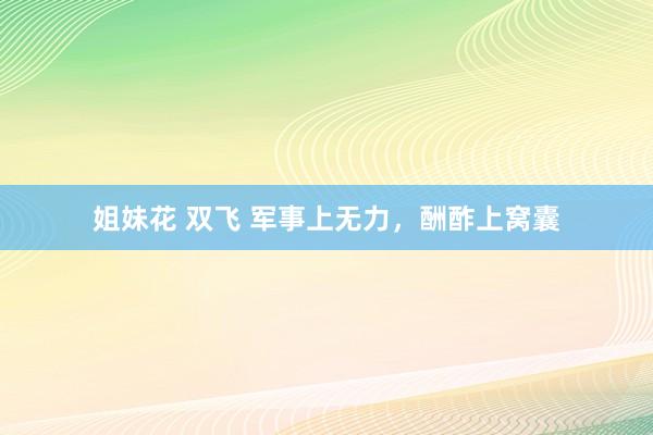 姐妹花 双飞 军事上无力，酬酢上窝囊